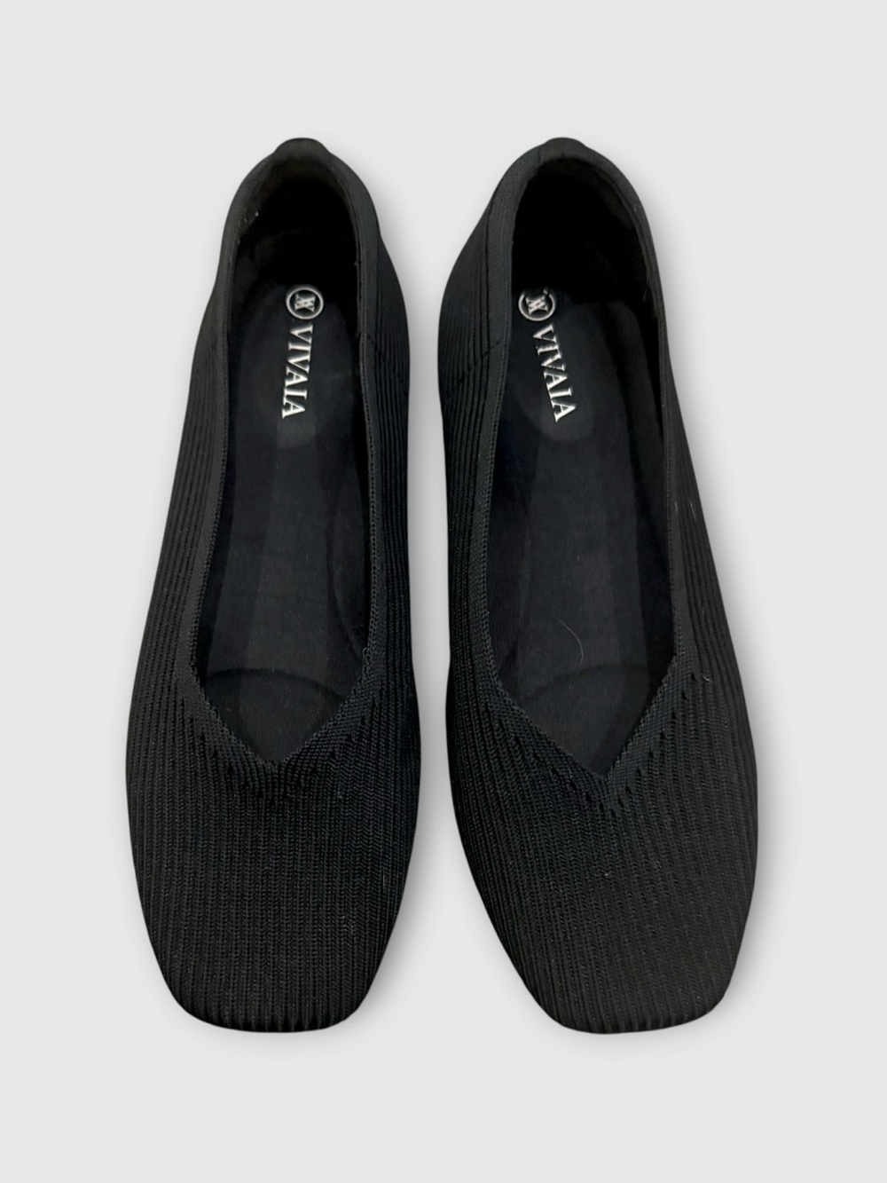 VIVAIA Margot 2.0 Black Flats in Size 36.5